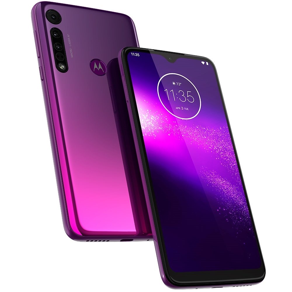 Smartphone Motorola One Macro, Ultra Violet, Dual Chip, Tela 6.2", 4G