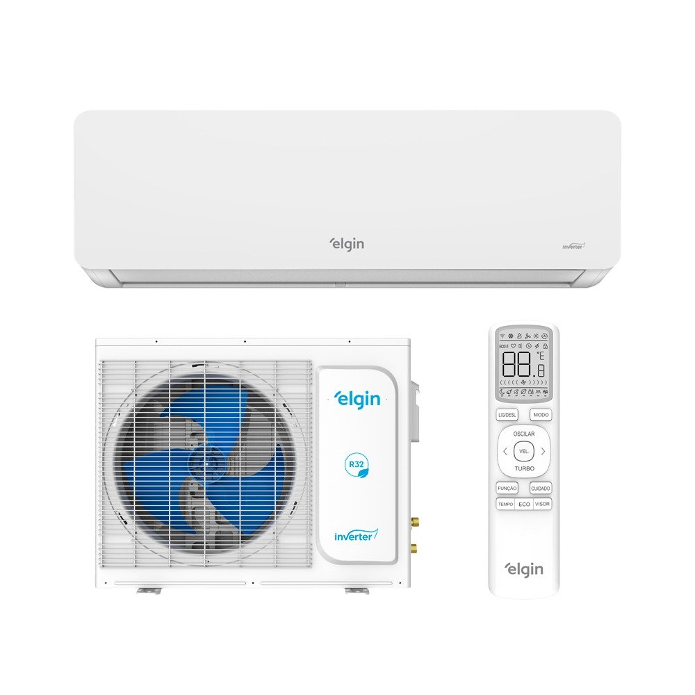 Ar Condicionado Split Hi Wall - Inverter R-32 - Elgin - Eco Dream - 9.000 BTUs - Quente/Fr