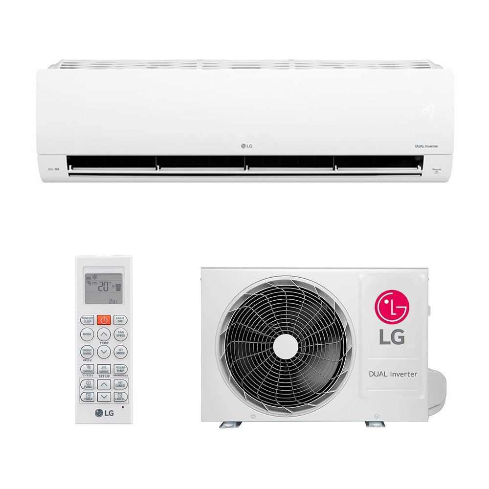 Ar Condicionado Split Hw Inverter Lg Dual Voice + AI 9000 Btus Frio 127V Monofasico S3NQ09