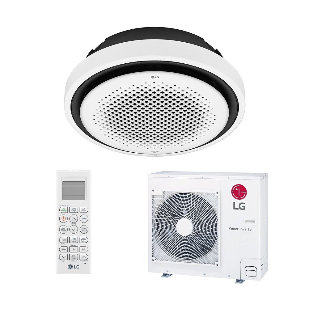 Ar Condicionado Cassete 360 - Inverter - LG - Round - 34.000 BTUs - Quente/Frio - 220V Mon