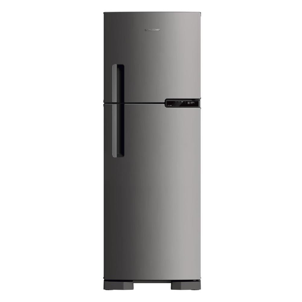 Refrigerador Brastemp BRM44HK Frost Free com Gavetao de Legumes Fresh Zone Inox - 375L 127