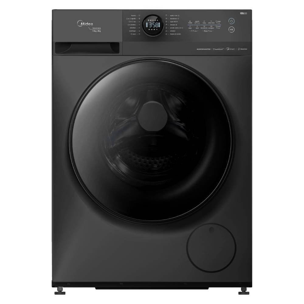 Lavadora de Roupas Lava e Seca Midea 13kg 127V Titanium MF200D130WBGK01
