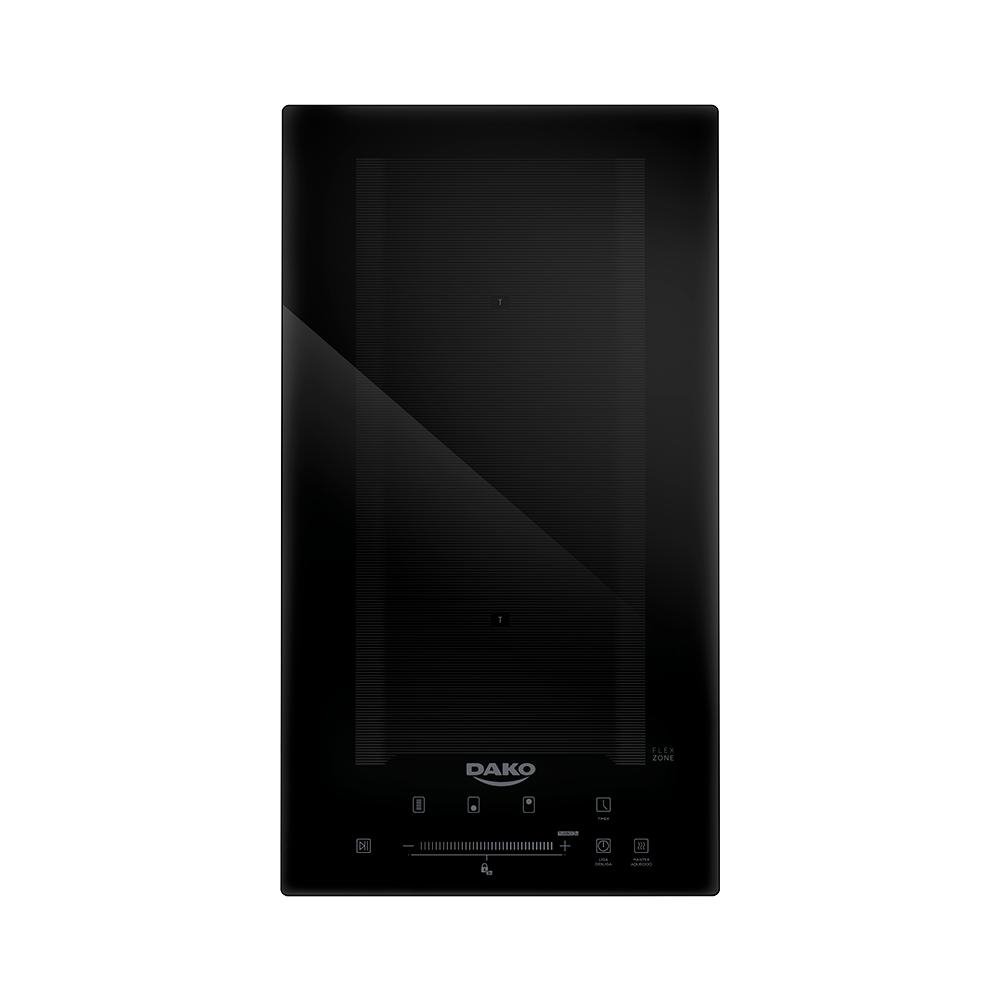 Cooktop de Inducao Dako 2 Bocas Preto com Zona Flexivel 220V