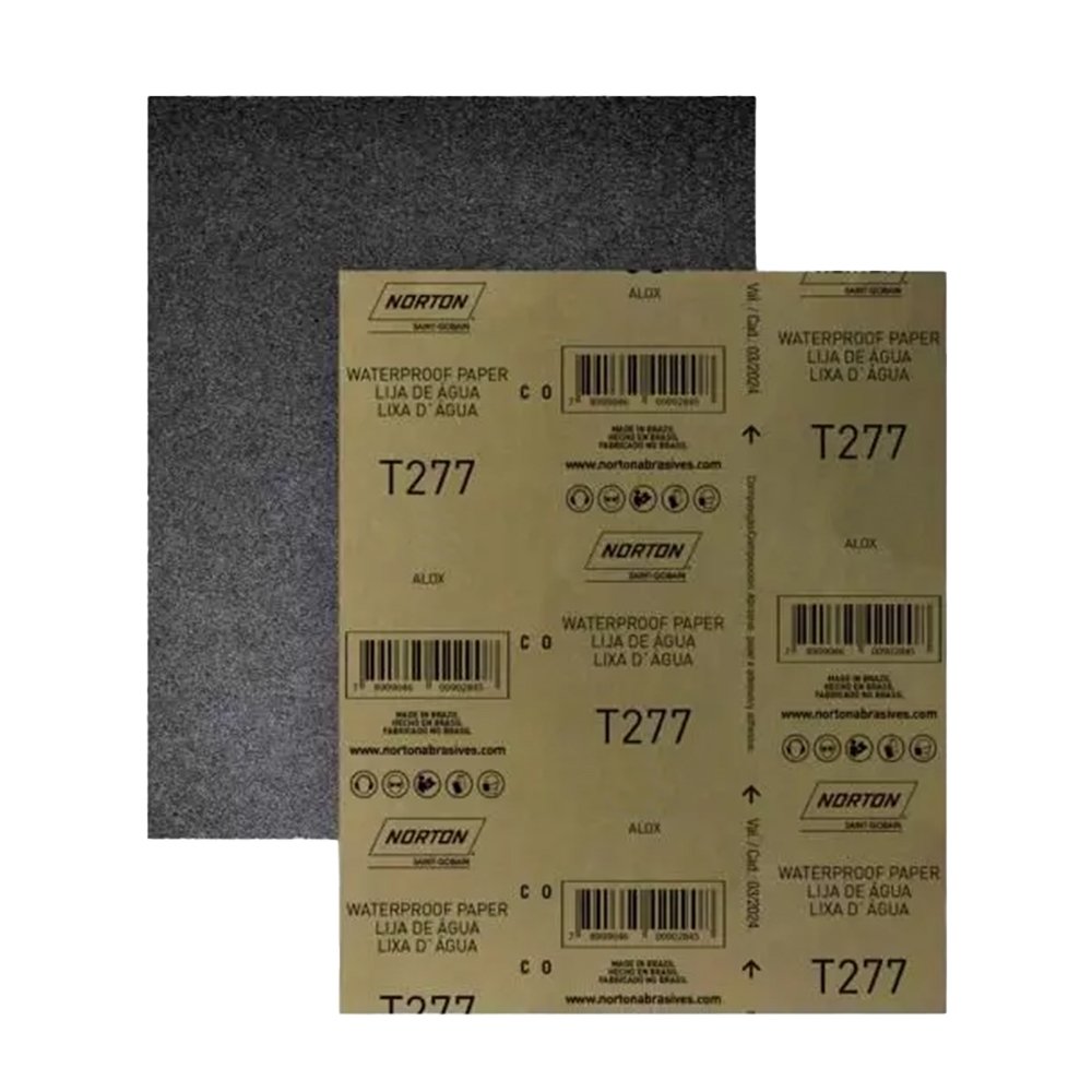Lixa Norton D'Água T-277 G220 - Embalagem com 50 Unidades