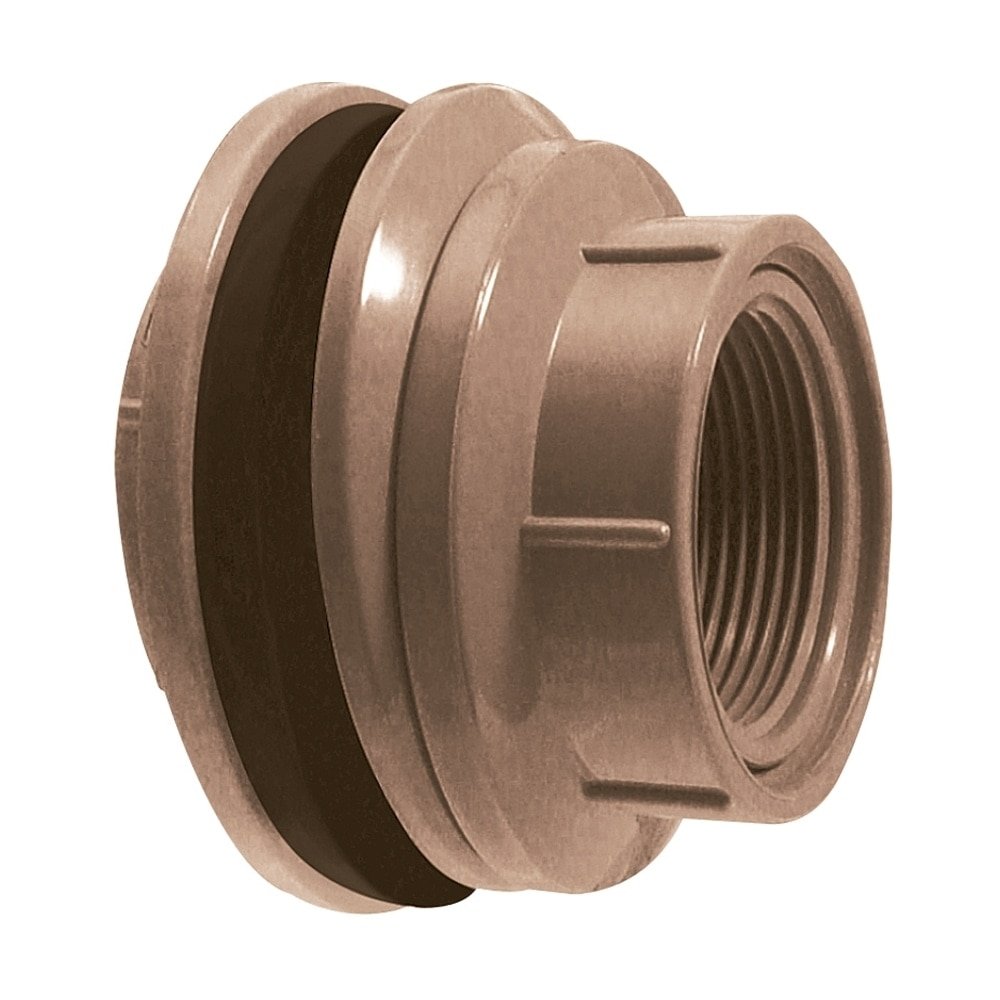 Adaptador Viqua Caixa D'água Auto Ajuste 50 x1 1/2 Emb. c/ 2 Unidades