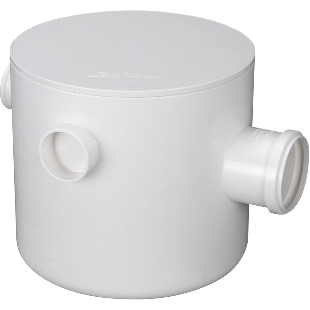 Caixa Sifonada Krona com Tampa Redonda N24 DN 250x230x75