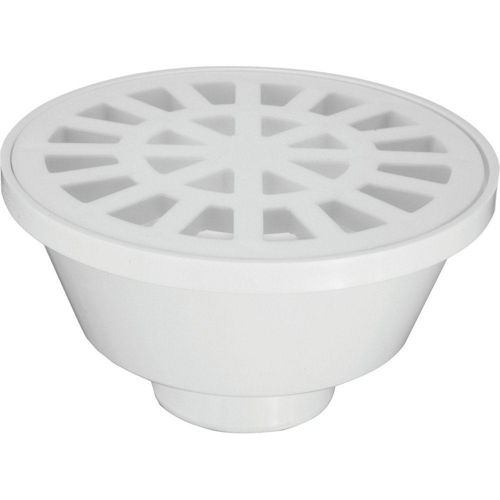 Ralo Sifonado Redondo Krona N37 100x38x40 Branco - Embalagem com 20 Unidades