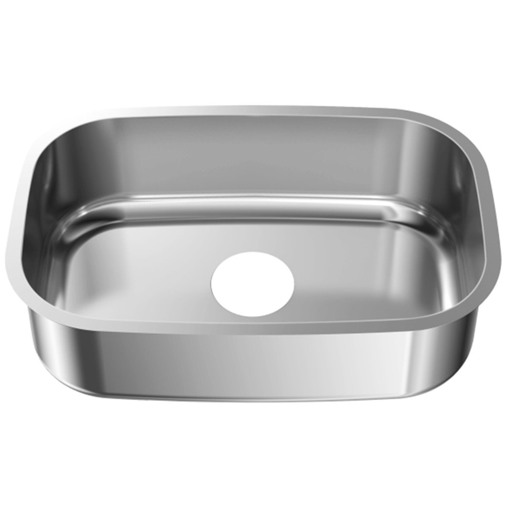 Cuba N1 Retangular Ghel Plus Inox 460 x 300 x 140mm Aço 430 Sem Válvula Polida - Embalagem com 5 Unidades