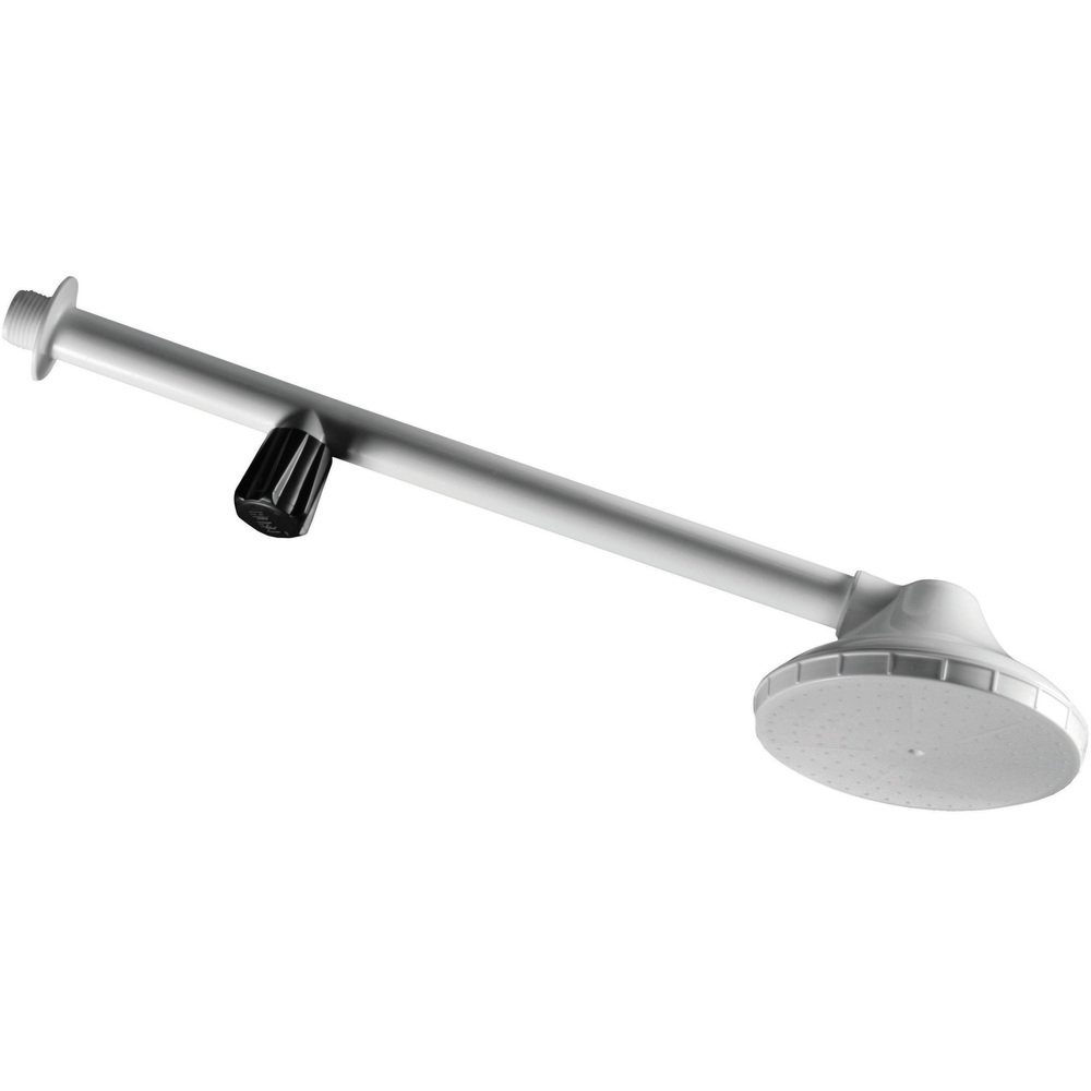 Chuveiro 5" 2320 1/2P Branco c/ Braço 30cm c/ Registro - Emb. c/ 6 un. - Herc
