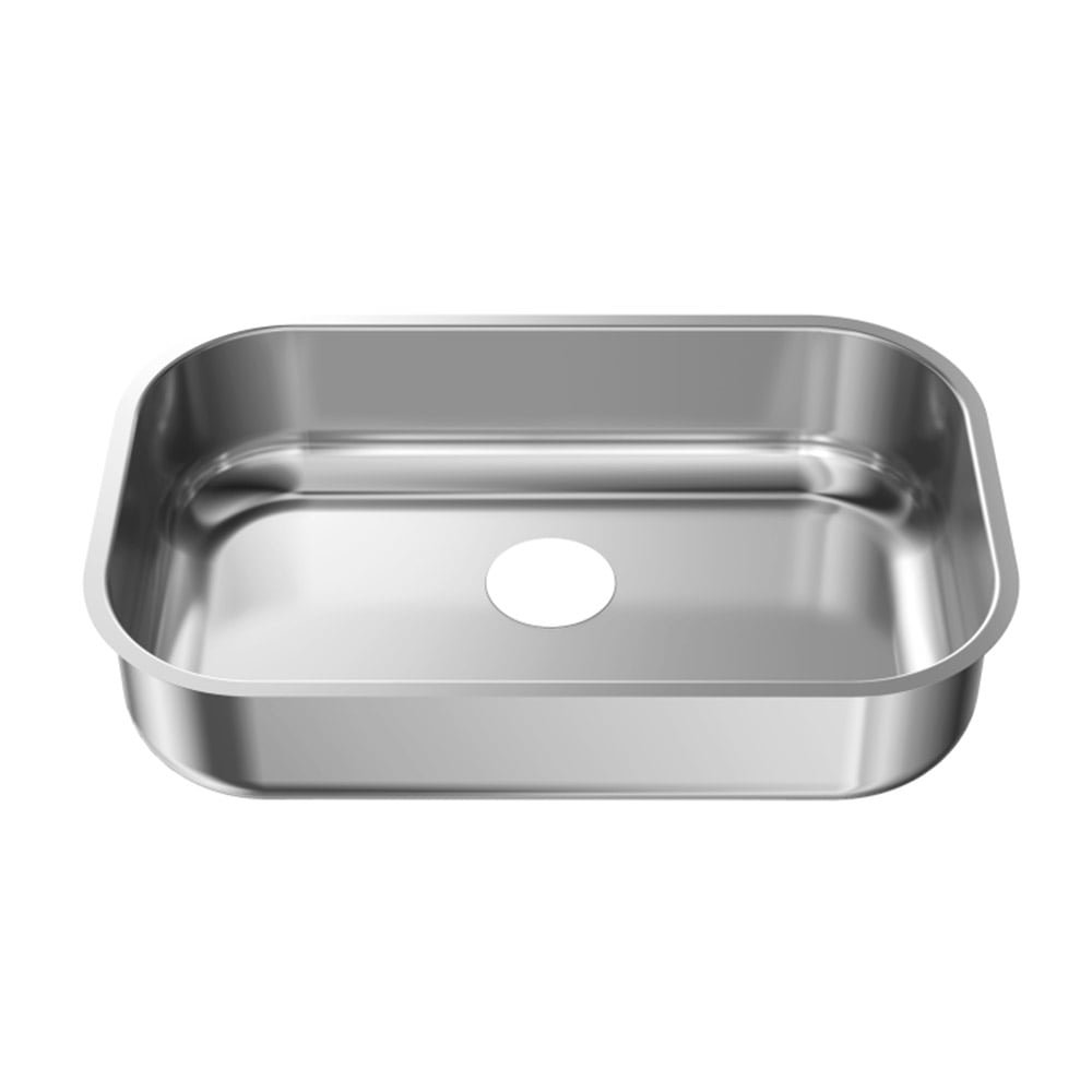 Cuba Retangular Ghel Plus N2 Inox 560x350x170mm Aço 430 sem Válvula Polida - Embalagem com 3 Unidades