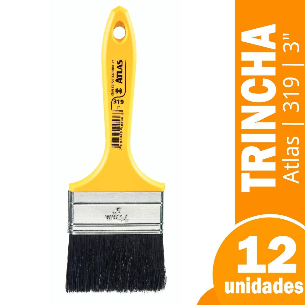 Trincha 319 3" 12X1 - Atlas