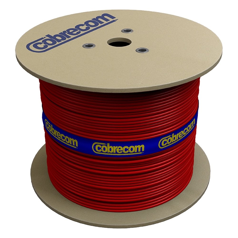 Cabo Flexível Cobrecom 2,5mmx1000m Bobina 750V Vermelho