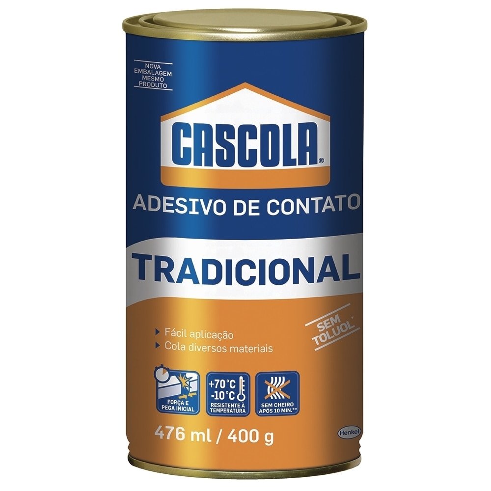 Cola Contato Cascola Tradicional sem Toluol 400g