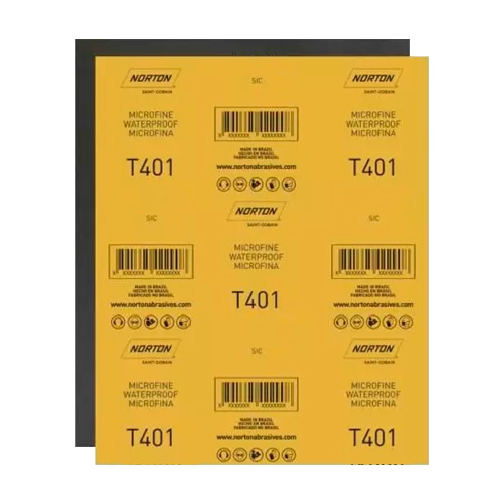 Lixa Norton D'água T401, G1500 - Embalagem com 50 Unidades
