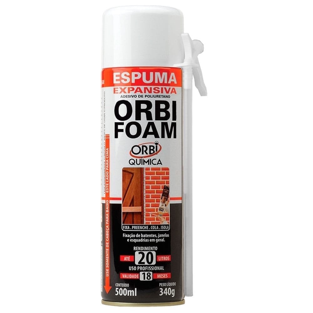 Espuma Expansiva Orbi 500ml/340g