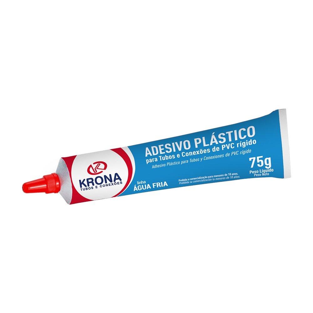 Adesivo Cola PVC Krona 75g - Embalagem com 30 Unidades