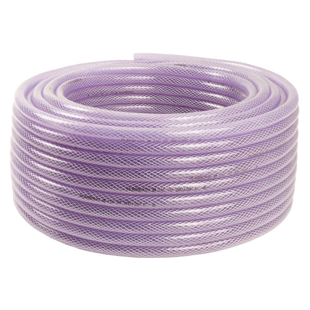 Mangueira Pneumática Plasbohn PT200 Libras 1/4 x 1,6mm Trançada 50m