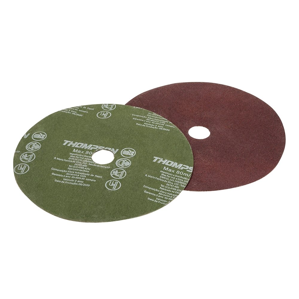 Disco Flap Thompson 4.1/2P G60 - Embalagem com 10 Unidades