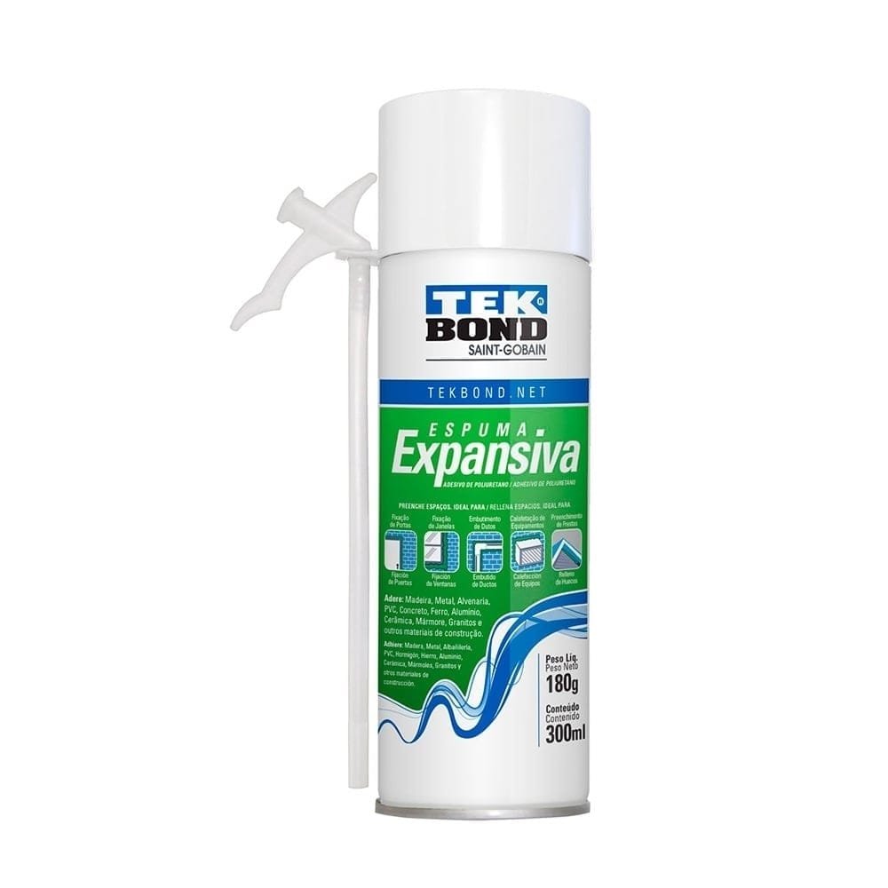 Espuma Expansiva Tekbond PU 180G/300ml