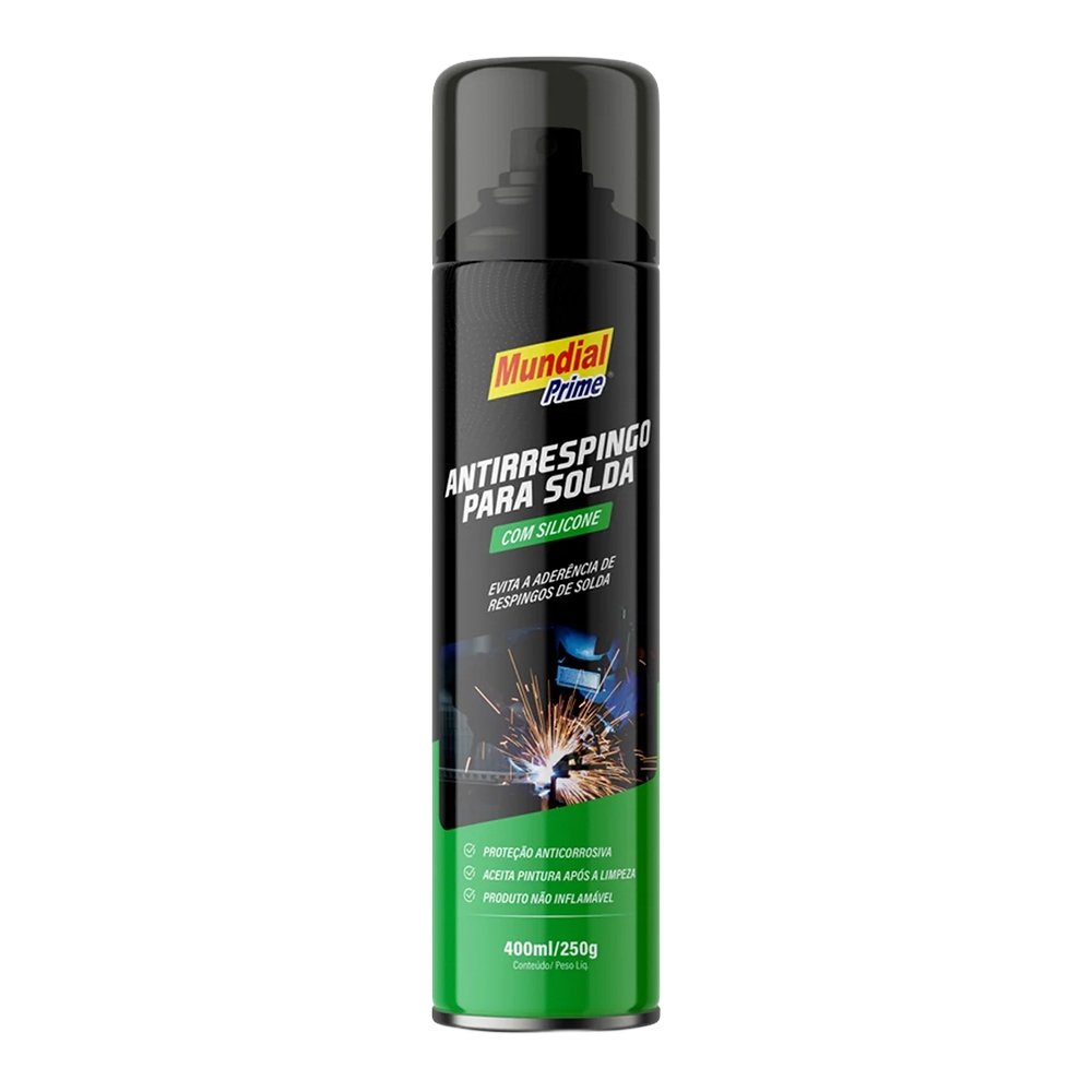 Antirespingo Mundial Prime Spray para Solda com Silicone 280g