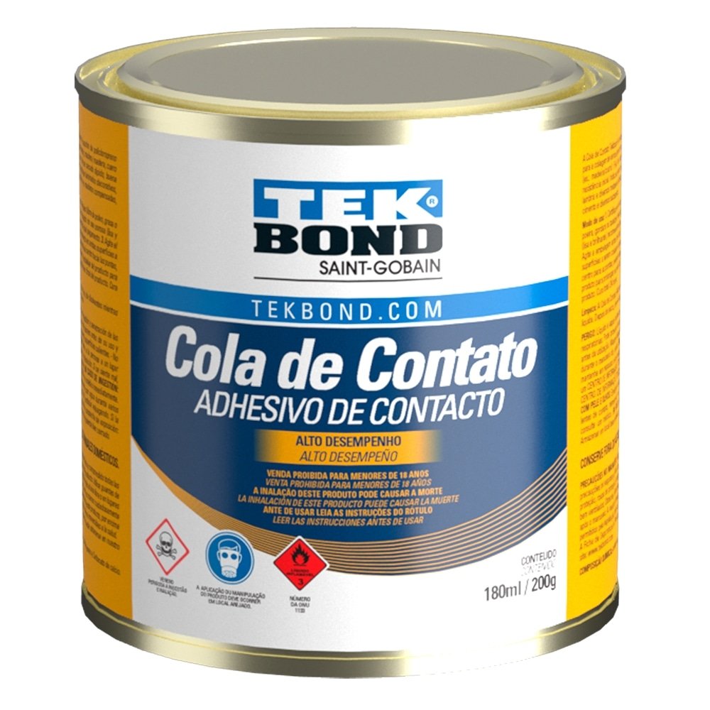 Cola Contato Tekbond com Toluol 200g