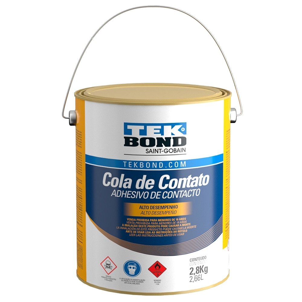 Cola Contato Tekbond com Toluol 2,8kg