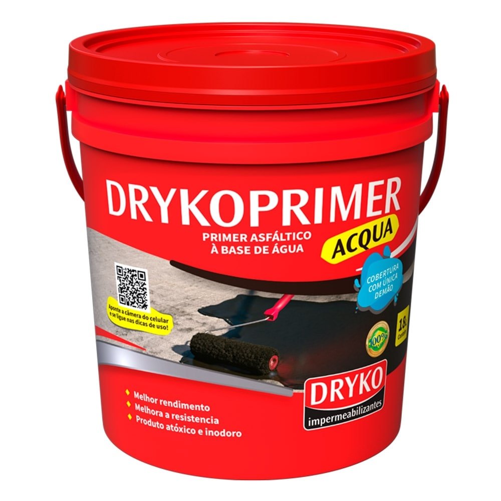 Drykoprimer Acqua Emulsão Asfáltica para Aderência de Fitas 18L