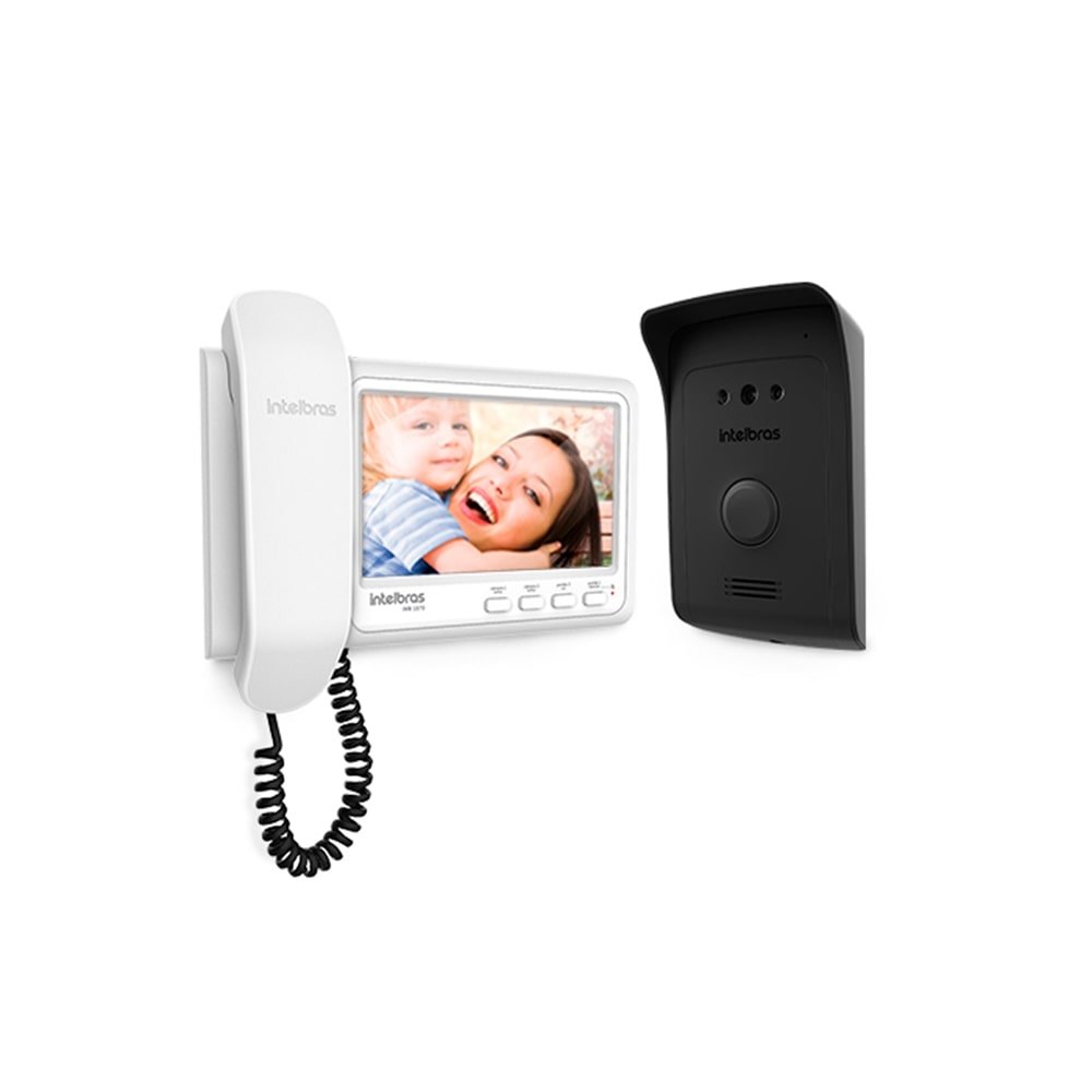 Vídeo Porteiro Intelbras IVR 1070HS com Monofone LCD 7" Branco