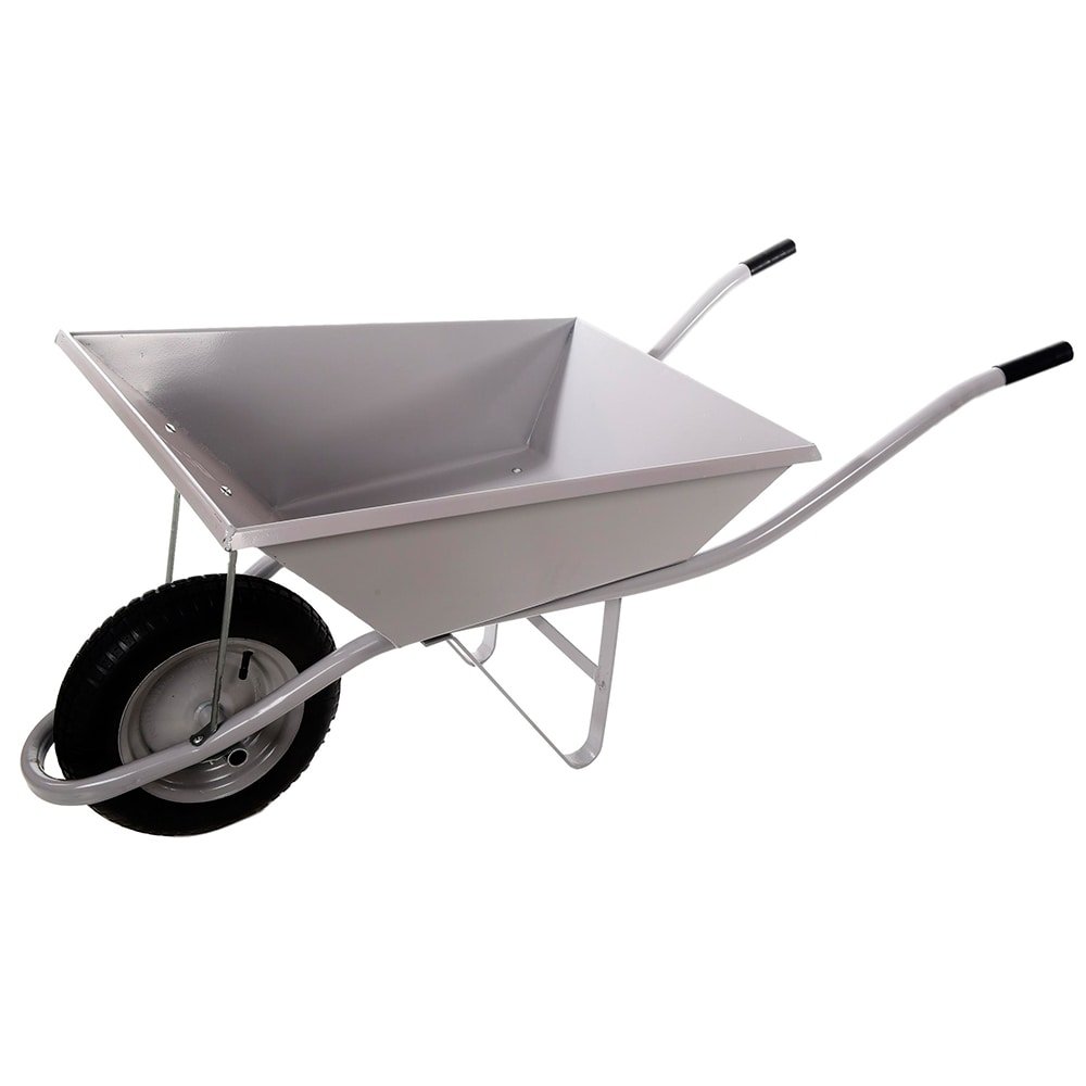 Carrinho de Mão Esfera Extra Forte 60L Chapa 20, Pneu Camara 3,25x8 Cinza eFácil
