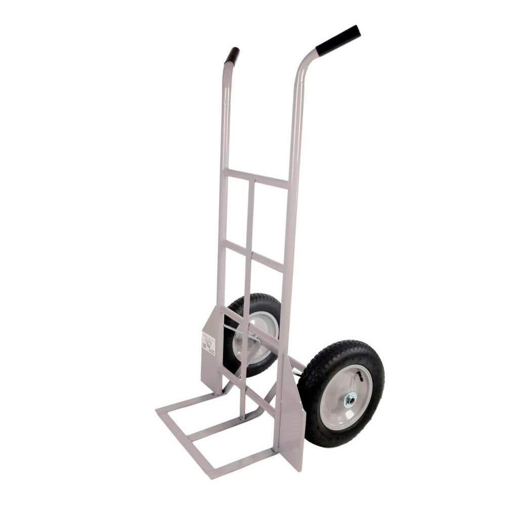 Carrinho de Carga Esfera 200kg Pneu Câmara 3,25x8 Cinza