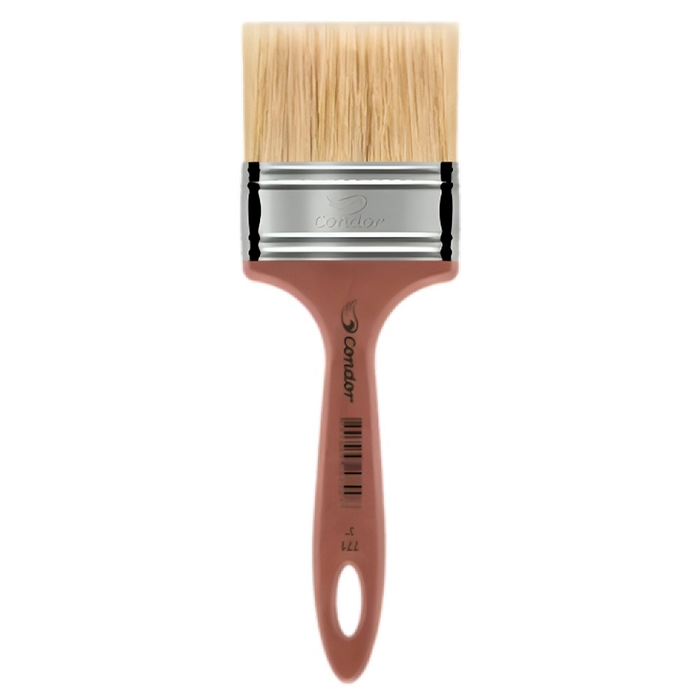 Trincha Condor 771 3" Cerda Branca - Embalagem com 12 Unidades