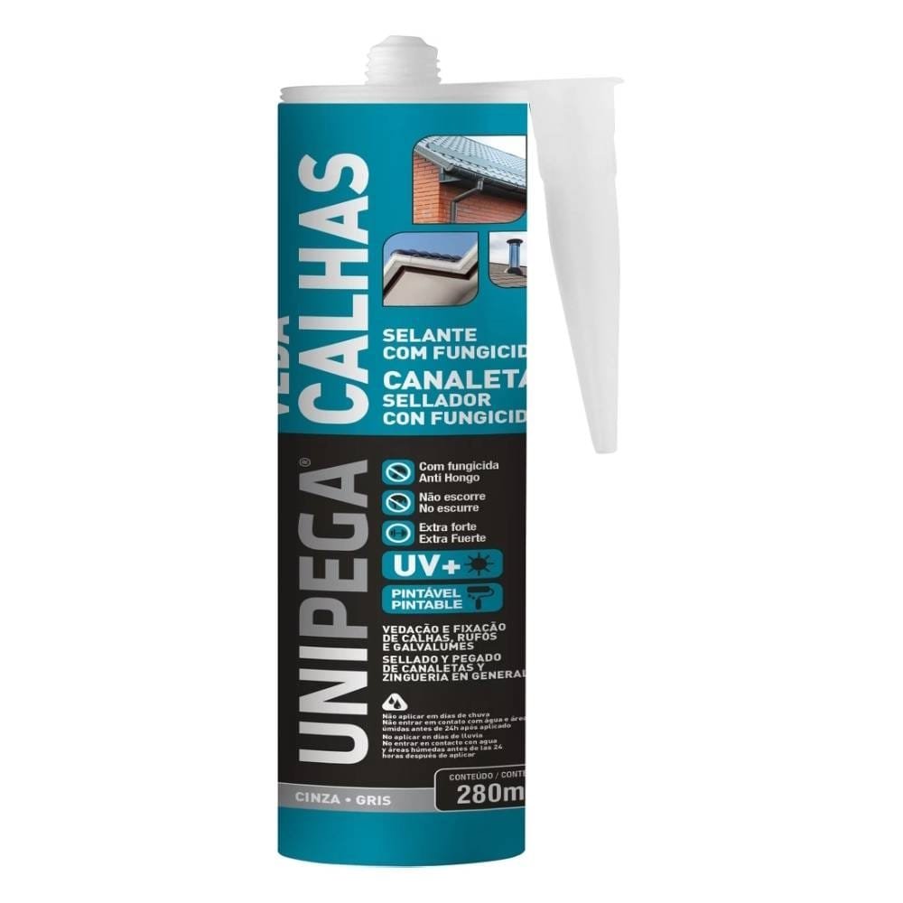 Veda Calha Unipega Cinza 280ml