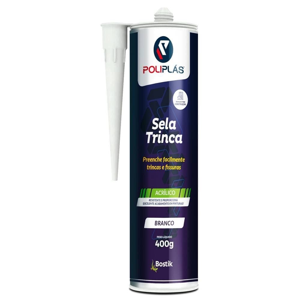 Sela Trinca Poliplás Base Água Branco 400g