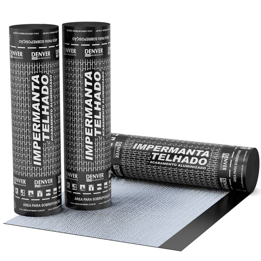 Impermanta Denver Telhado com Estrutura Fibra Vidro 25kg 1x10m