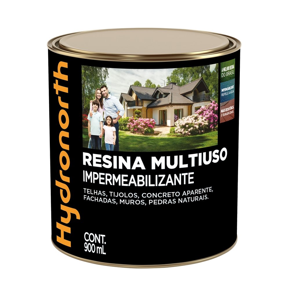 Resina Solvente Hydronorth Multiuso Cerâmica Telha Lata 0,9L
