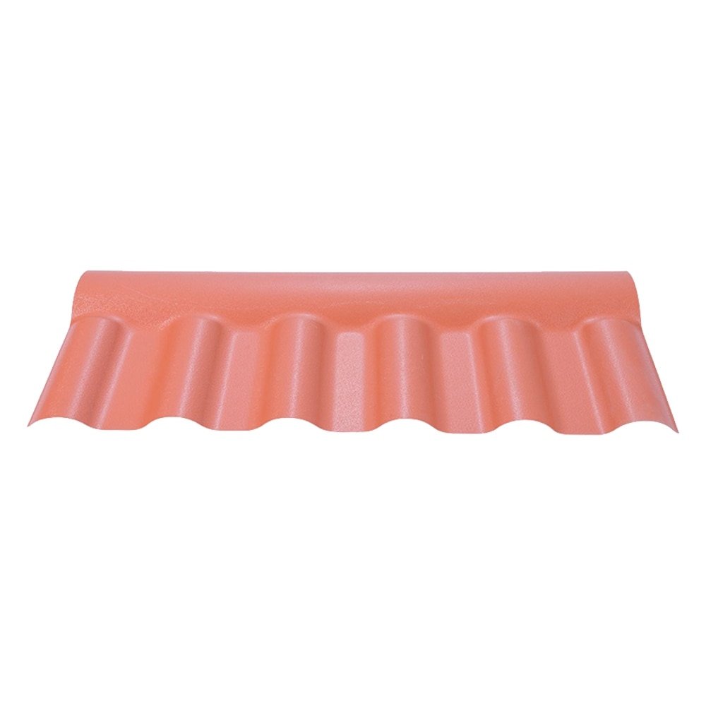 Cumeeira PVC Afort Plan Colonial Central Articulada Ceramica/Terracota 88cm