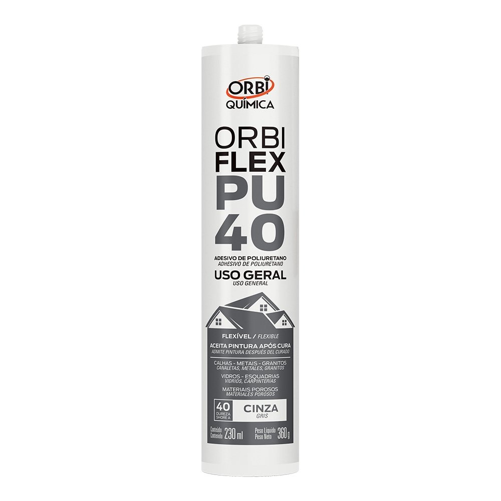 Adesivo Selante PU40 Orbiflex Uso Geral Cinza 380g