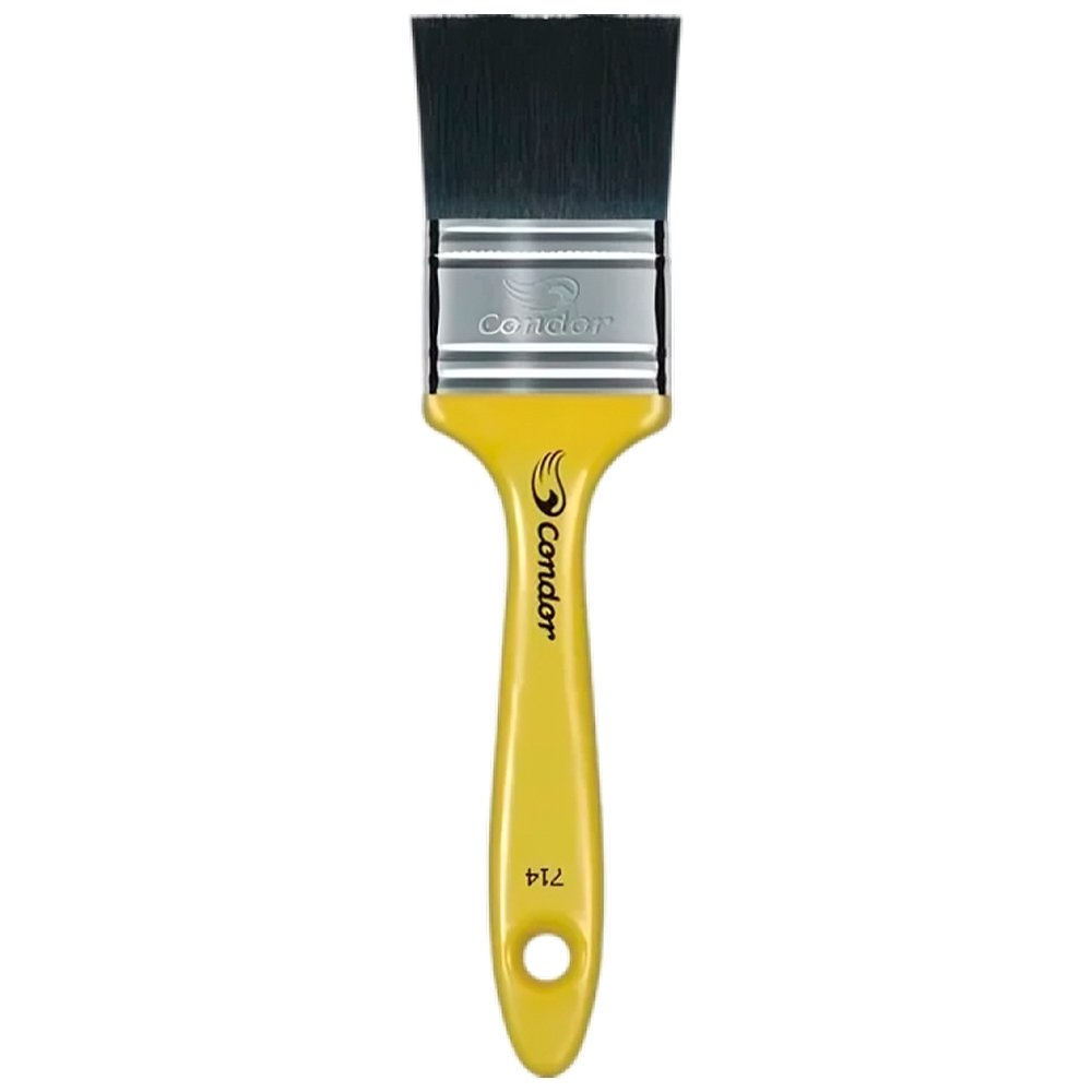 Trincha Condor 714 1/2" Cerda Mista Preta - Embalagem com 12 Unidades