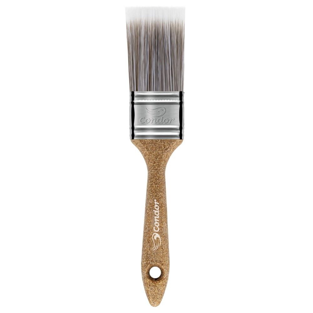 Trincha Condor 797 1.1/2" Profissional Filamento Sintético Cabo de Madeira - Embalagem com 12 Unidades