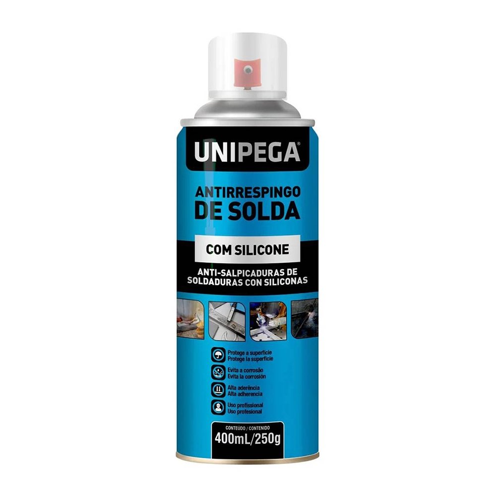Antirrespingo Unipega Aerossol com Silicone 400ml/250g