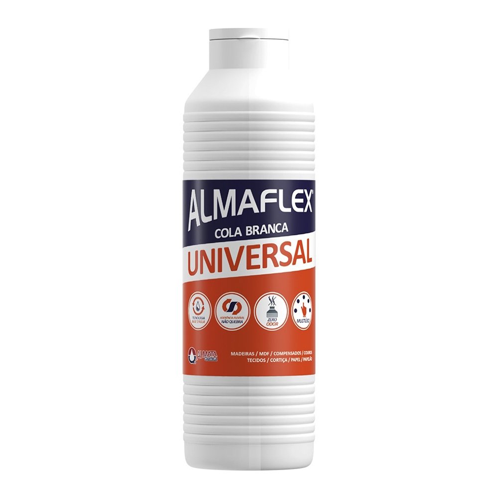 Cola Branca Almaflex Universal 500g - Embalagem com 6 Unidades