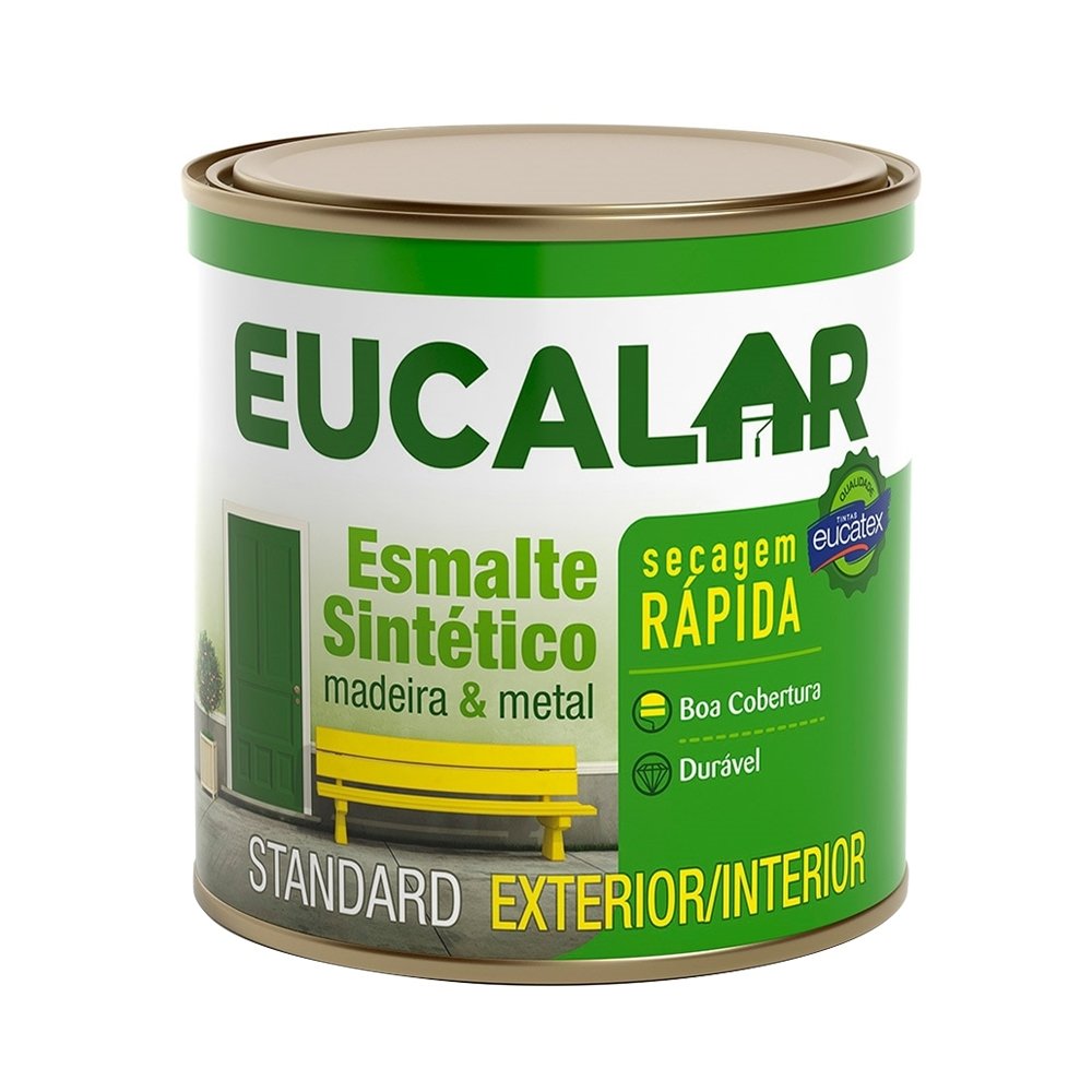 Tinta Esmalte Eucalar Brilhante Vermelho 225ml