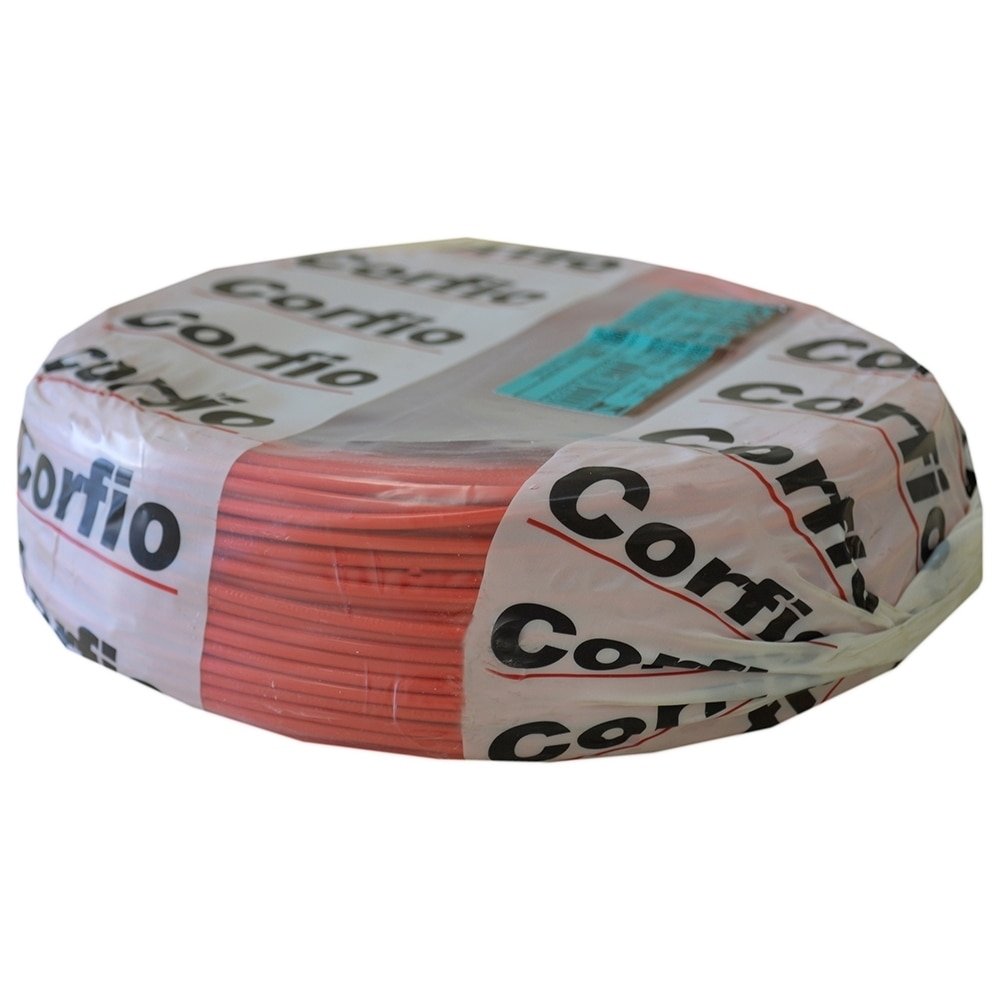 Cabo Flexível Corfio 1,5mmx100m Rolo 750V Vermelho