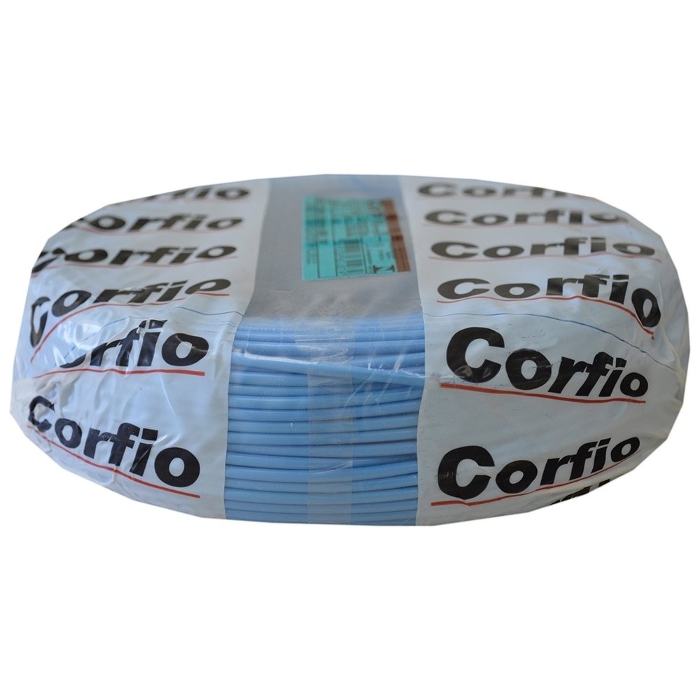 Cabo Flexível Corfio 2,5mmx100m Rolo 750V Azul