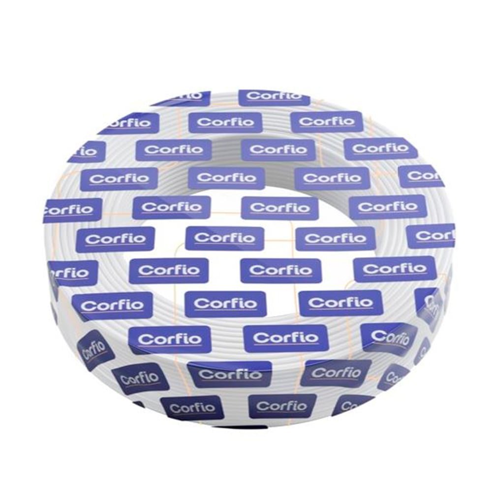 Cordão Paralelo Corfio 2x2,50mmx100m Rolo Branco