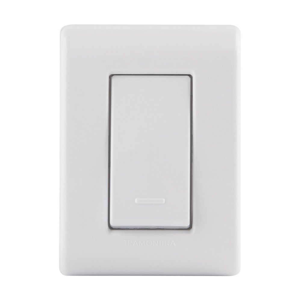 Interruptor Sobrepor Lizflex Tramontina 1tecla Simples 10a Bca