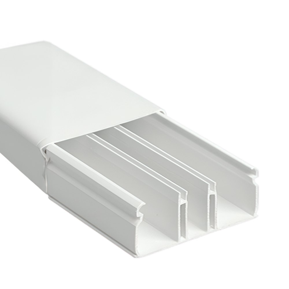 Canaleta Ilumi Fita Branca Com Divisória 50x20x2000mm