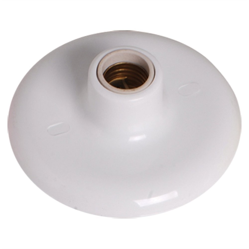 Plafon Ilumi Bocal Porcelana E27 100W 250V Branco EF cil plafon-ilumi-bocal-porcelana-e27-100w-250v-branco-ef-cil