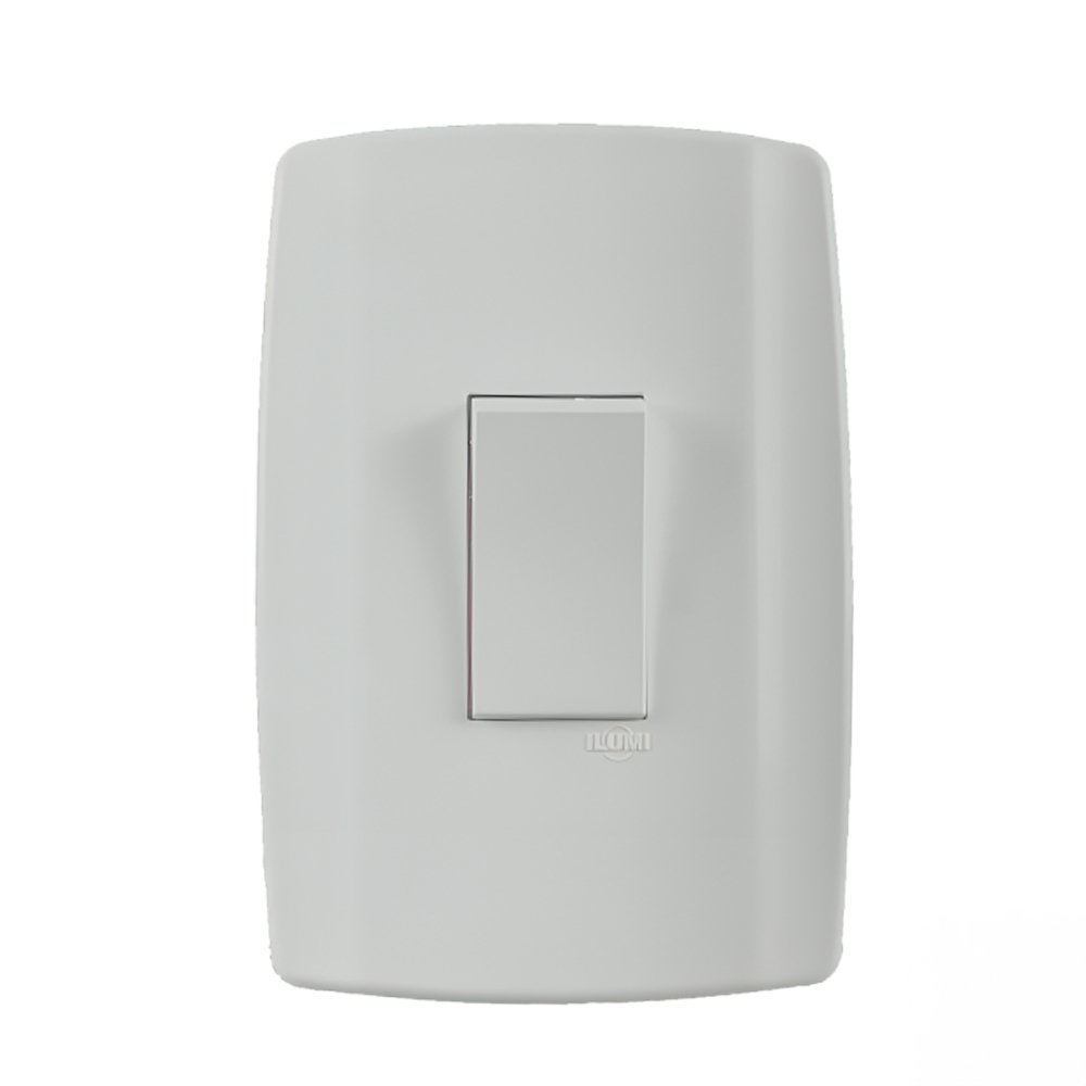 Interruptor Slim Ilumi 1 Tecla Simples com Placa 4 x 2