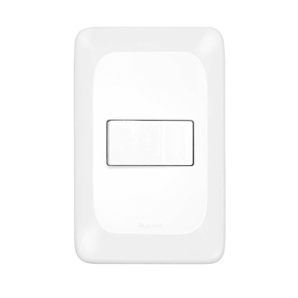 Interruptor Pial Pop 1 Tecla Paralelo com Placa 4X2